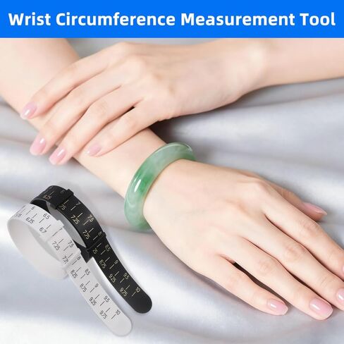 TOPPERFUN 8pcs Wrist Measuring Tool Wrist Sizer Bangle Bracelet Sizer Bracelet Measuring Supply Bracelet Sizing Tool Bangles Inches Sizer Adjustable Bracelet Ring Size Ruler Jewelry Gauge Pu in Kuwait