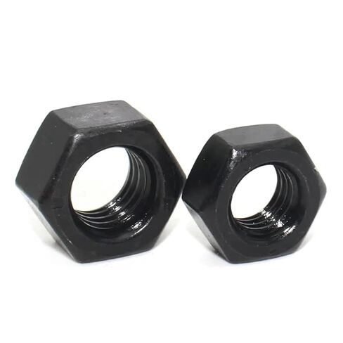 2-50pc Grade 12 Hex Nut M2-M24 Black Carbon Steel Hexagon(M16(2pcs)) in Saudi Arabia