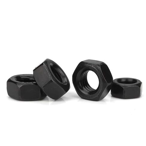 2-50pc Grade 12 Hex Nut M2-M24 Black Carbon Steel Hexagon(M16(2pcs)) in Saudi Arabia