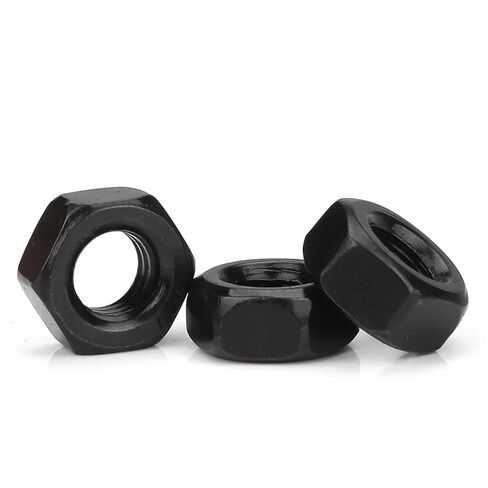 2-50pc Grade 12 Hex Nut M2-M24 Black Carbon Steel Hexagon(M16(2pcs)) in Saudi Arabia