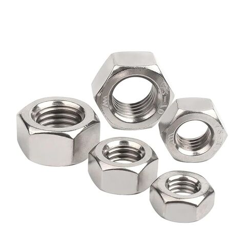 2-20pc Metric Left Hand Thread Hex Nut 304 Stainless Steel Reverse Hexagon Nuts Tooth M3-M20(M18 2pcs) in Saudi Arabia