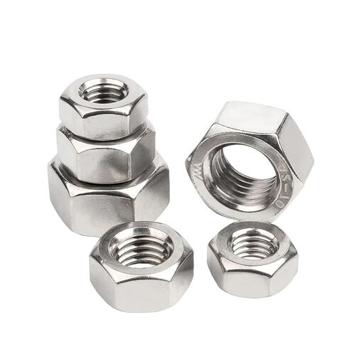 2-20pc Metric Left Hand Thread Hex Nut 304 Stainless Steel Reverse Hexagon Nuts Tooth M3-M20(M18 2pcs) in Saudi Arabia