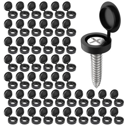 50pcs Plastic Screw Caps - Decorative Screw Cover Caps for Furniture, Self-Tapping Screw Covers, M4 Hidden Screw Caps in Saudi Arabia