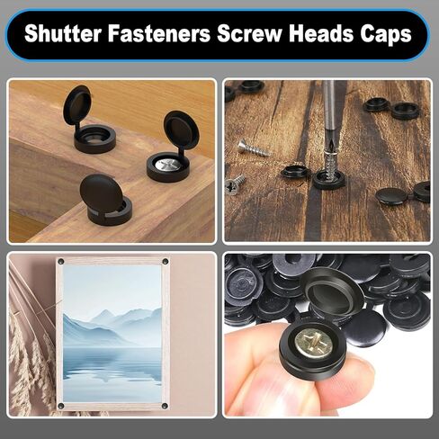 50pcs Plastic Screw Caps - Decorative Screw Cover Caps for Furniture, Self-Tapping Screw Covers, M4 Hidden Screw Caps in Saudi Arabia