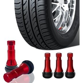 TR413 Rubber Valve Stem, Snap-in Tire Valve Stem for Tubeless 0.453 Inch Rim Holes, Uiniversal Fit for Cars & Trucks (Black) in Kuwait