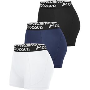 شورت Moozava 3 بوصات للكرة الطائرة للسيدات من الألياف اللدنة 3 قطع شورت رياضي مضغوط للجري والتمارين الرياضية واليوجا والرقص المبهجة in Kuwait
