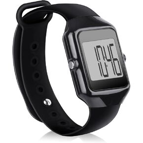 3D Pedometer for Walking, Simple Step Counter for Walking with Steps/Time Modes for Men Women Adults Seniors in Kuwait