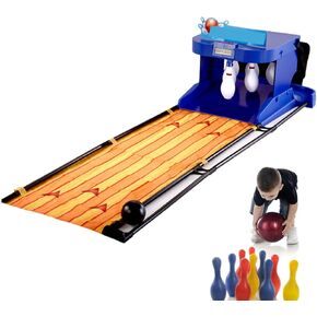 Family Bowling Game, Electronic Bowling Alley Game, Indoor Bowling Ball Sports Game Console, with LED Scoreboard, for Children and Adults Interactive Game,2m in Saudi Arabia