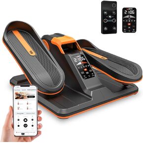 TOUSAINS Under Desk Elliptical Machine with App, Electric Ellipse Leg Exerciser for Seniors with 7 Adjustable Speeds, Portable Elliptical Training Machines Fully Assembled with Remote Control in Saudi Arabia