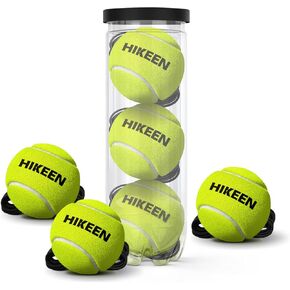 Hikeen Premium Tennis Trainer Rebound with Metal Base,Portable Solo Tennis Trainer Set with 3 Highly Elastic String Balls,Tennis Practice Equipment for Adult Kids and Beginners in Kuwait