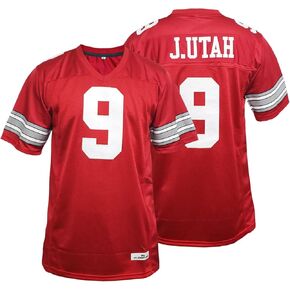FieldFames Johnny J.Utah 9 Football Jersey Reaves for Men Sewn Movie Style 90S Hip Hop Workout Shirts,Retro Film Outfit in Saudi Arabia