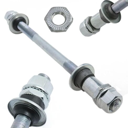 yukata Silver 3/8inch Bicycle nut Bike Axle Nuts Wheels Hub Shaft Nut Bicycle Parts for Road Bikes, Mountain Bikes 4PCS in Saudi Arabia