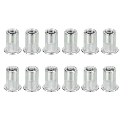 MECCANIXITY 8Pcs M10 Rivet Nut 304 Stainless Steel Rivet Nut Tool Hardware Nuts Suitable for Furniture, Decoration in Nuts Bolt Fastener, Silver in Saudi Arabia