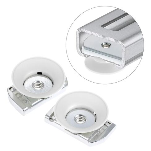QWORK 1/4"-20 صواميل مخروطية، صامولة دوارة لقناة مطلية بالكهرباء من الزنك، عبوة من 10 قطع، متوافقة مع قنوات Unistrut in Saudi Arabia
