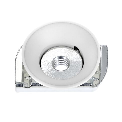 QWORK 1/4"-20 صواميل مخروطية، صامولة دوارة لقناة مطلية بالكهرباء من الزنك، عبوة من 10 قطع، متوافقة مع قنوات Unistrut in Saudi Arabia
