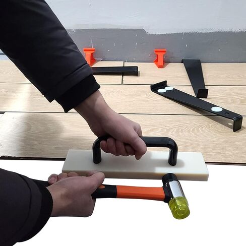 Tapping Block, Durable Flooring Tapping Block with Handle, Practical Vinyl Floor Installation Tool for Installing Laminate, Hardwood, LVP, LVT or Engineered Wood(SIZE:40cm/15.75in) in Saudi Arabia