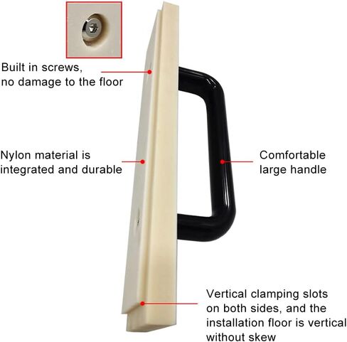 Tapping Block, Durable Flooring Tapping Block with Handle, Practical Vinyl Floor Installation Tool for Installing Laminate, Hardwood, LVP, LVT or Engineered Wood(SIZE:40cm/15.75in) in Saudi Arabia