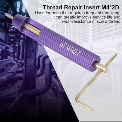 Helical Insert, 50Pcs Thread Repair Installation Kit Stainless Steel Helicoil Type Set, M4 Threaded Insert in Saudi Arabia