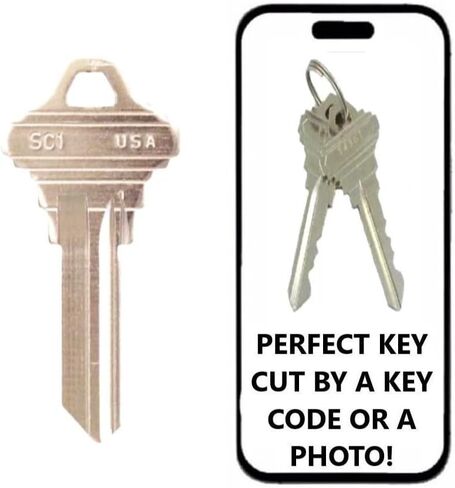 Key Cut Service + by Code Or Picture for Schlage SC1 (SC1) 5 Pin in Saudi Arabia