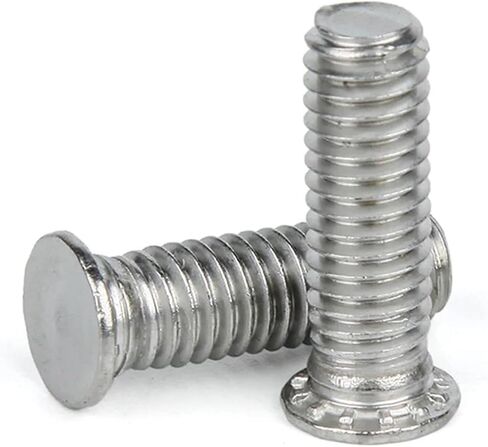 ECO SURECARE Pressure Rivet Head Self-Clinching Stud Screw,304 Stainless Steel Self-clinching Studs Screws(M3x25-400 pieces) in Saudi Arabia