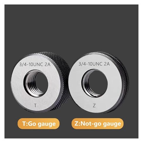 1 Set (1 Pass Gauge + 1 Stop Gauge) Non-Standard fine Tooth Thread Ring Gauge 2A UNF/A/C 1/2-13 9/16 5/8 3/4(3I4-24UNS-2A T Z) in Saudi Arabia