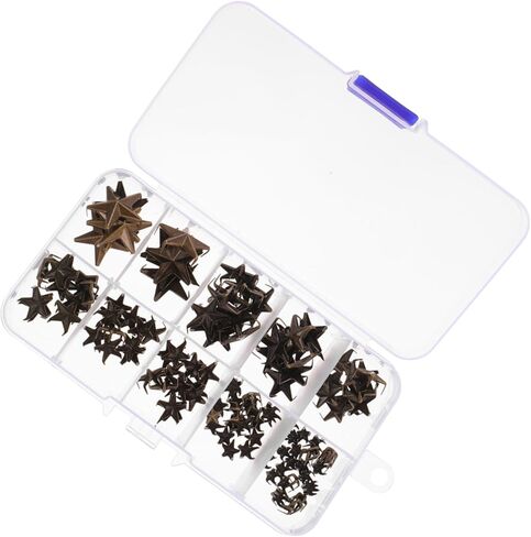 Star Spike Studs for DIY Craft Metal Rivets for Decorative Claw Nails Clothing Rivets Fashion Accessory in Saudi Arabia