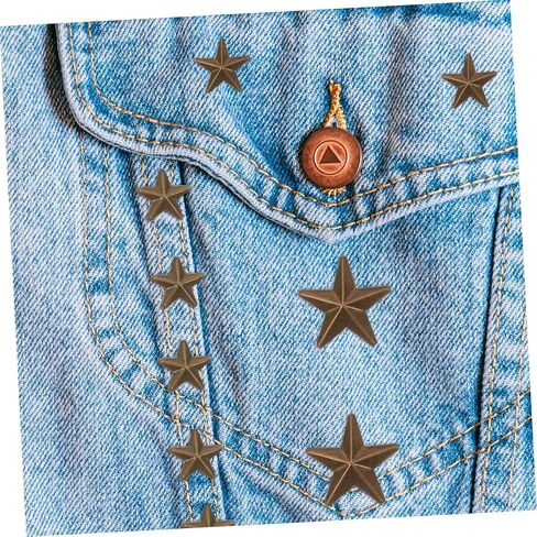 Star Spike Studs for DIY Craft Metal Rivets for Decorative Claw Nails Clothing Rivets Fashion Accessory in Saudi Arabia
