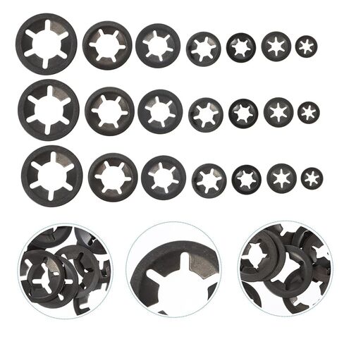 BESPORTBLE 630pcs Carbon Steel Bearing Clip Retaining Assortment Fasteners Plum Washers for Automotive and Mechanical Applications in Saudi Arabia