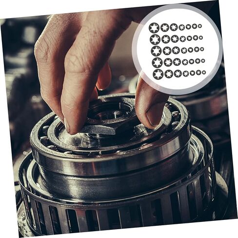 BESPORTBLE 630pcs Carbon Steel Bearing Clip Retaining Assortment Fasteners Plum Washers for Automotive and Mechanical Applications in Saudi Arabia