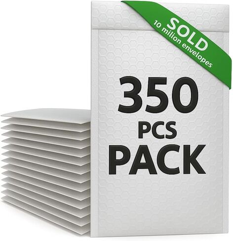 مرسلو البوليبل ، 6 × 10 بوصات ، مستلزمات شحن الأعمال الصغيرة ، حزمة من 10 للمجوهرات in Kuwait