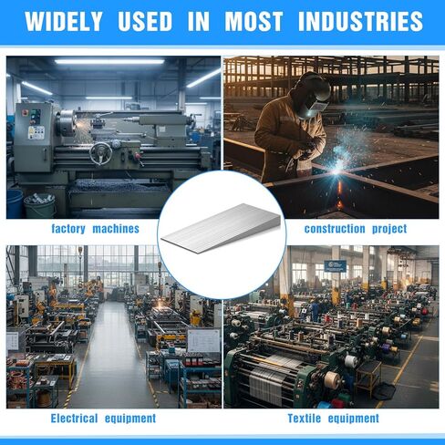 Otoolling 8 Pcs Steel Flange Wedges Beveled Washers Right Angle Wedges Triangular Metal Gaskets Shims for Lathes, Welding Machines Equipment (3.94'' X 1.97'' X 0.39'') in Saudi Arabia
