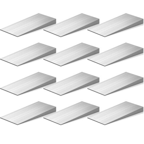 Otoolling 8 Pcs Steel Flange Wedges Beveled Washers Right Angle Wedges Triangular Metal Gaskets Shims for Lathes, Welding Machines Equipment (3.94'' X 1.97'' X 0.39'') in Saudi Arabia