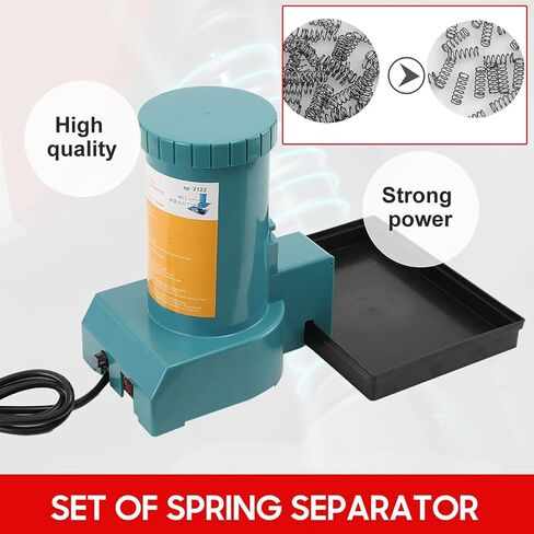 35W Small Separating Machine Tool,Automatic Spring Separator Spring Splitter,Small Tangled Spring Splitter 2-30mm Spring Split Separator,for 2-15 mm Out Diameter Coil Springs in Saudi Arabia