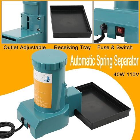 35W Small Separating Machine Tool,Automatic Spring Separator Spring Splitter,Small Tangled Spring Splitter 2-30mm Spring Split Separator,for 2-15 mm Out Diameter Coil Springs in Saudi Arabia