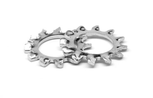 #8 External Tooth Lockwasher Low Carbon Steel Zinc Plated Pk 1000 in Saudi Arabia