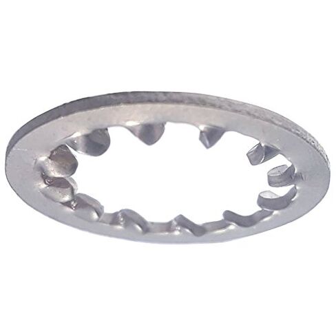 #8 Internal Tooth Lock Washers, Stainless Steel 410, Plain Finish, Quantity 100 by Fastenere in Saudi Arabia