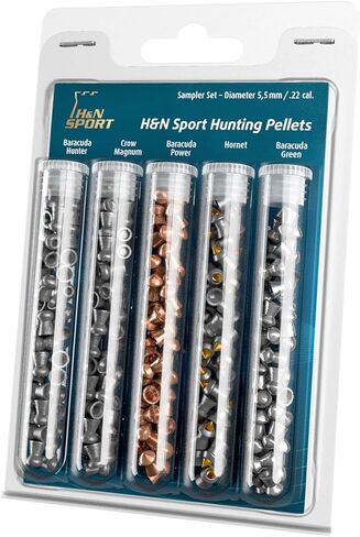 HandN Hunting Sampler .22 Cal 5 Different Pellets 155ct in Saudi Arabia