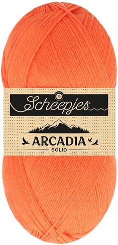 Scheepjes Arcadia Yarn - 100g Ball - 804 Steppe - خيوط صياغة ذات جودة متميزة للحياكة والحيوانية in Kuwait