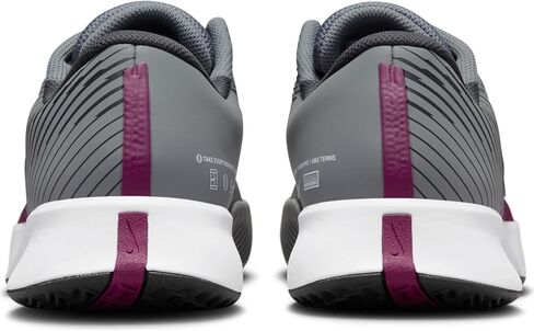Nike Air Zoom Vapor Pro 2 Men's Clay Tennis Shoes (DV2020-006, Smoke Grey/Dark Smoke Grey/Black/Sangria) in Saudi Arabia