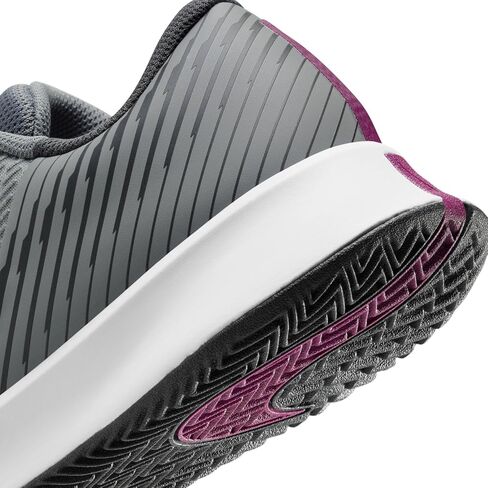Nike Air Zoom Vapor Pro 2 Men's Clay Tennis Shoes (DV2020-006, Smoke Grey/Dark Smoke Grey/Black/Sangria) in Saudi Arabia