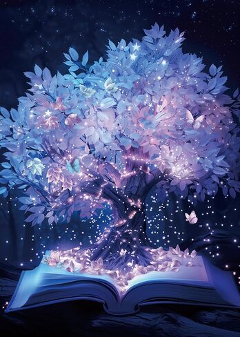 Colorful Garden Puzzle for Adults 1000 Pieces, Fantasy Flower Fairy Jigsaw Puzzle House, Challenging Butterfly Book Pretty Floral Puzzle in Kuwait