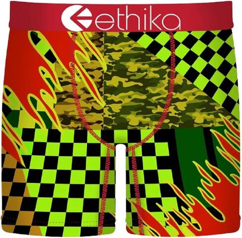 ملابس داخلية قصيرة متوسطة الطول للرجال من Ethika، ملابس داخلية قابلة للتمدد في 4 اتجاهات - استعد للحرب in Saudi Arabia