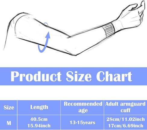 Telooco Volleyball Arm Sleeves Youth Girls Black Compression Sleeve Volleyball Arm Pads for Women Teen Girls Kids (M) in Saudi Arabia