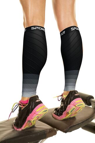 أكمام ضاغطة للساق من Physix Gear - دعم جبيرة الساق للجري، أداء معزز وراحة للرجال والنساء in Saudi Arabia