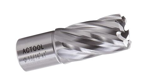 ACTOOL 1-11/16 بوصة قطر × 1 بوصة عمق القطع HSS ANNULAR CUTTER مع 3/4 بوصة Weldon Shank in Kuwait