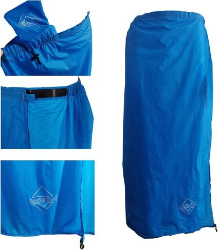 onewind Rain Skirt, Half Poncho Waterproof Ultralight Nylon Rain Kilt Windproof Rainwear Liner for Riding Camping Hiking in Saudi Arabia