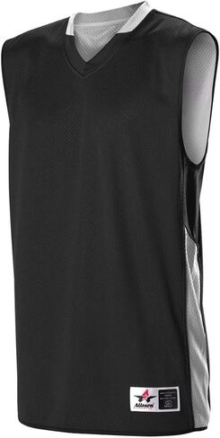 Alleson Athletic 589RSPW - طبقة واحدة قابلة للعكس - XL - BK/WH in Saudi Arabia