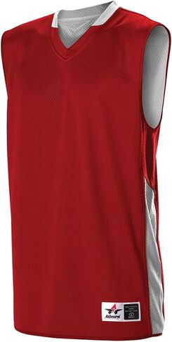 Alleson Athletic 589RSPW - طبقة واحدة قابلة للعكس - M - RD/WH in Saudi Arabia
