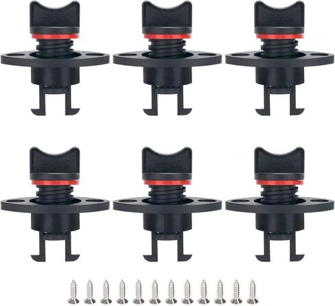 6pcs Boat Drain Plug Transom Drain Plug Kayak Scupper Plugs Thread Bung for Kayak Canoe and Boat in Kuwait