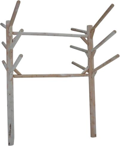 Hitch Exclusives 6-Place Buried In-Ground Log Rack for Kayaks/Canoes/SUPs/Surfboards, Heavy-Duty Outdoor Storage – Unfinished in Kuwait